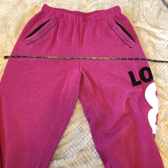 Mossimo Purple LOVE 8 Sweats - Picture 4 of 12